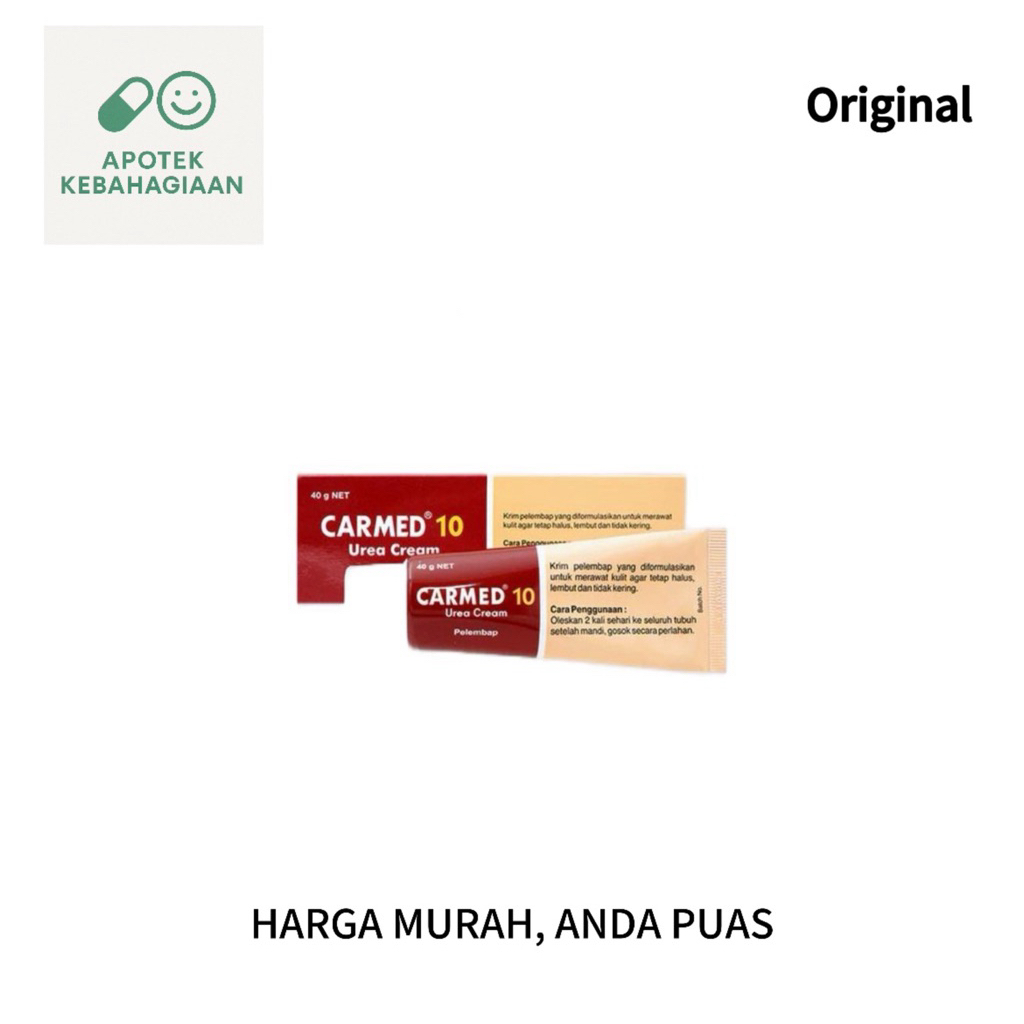 New Carmed Urea 10% Cream 40 Gram Untuk Kulit Kering