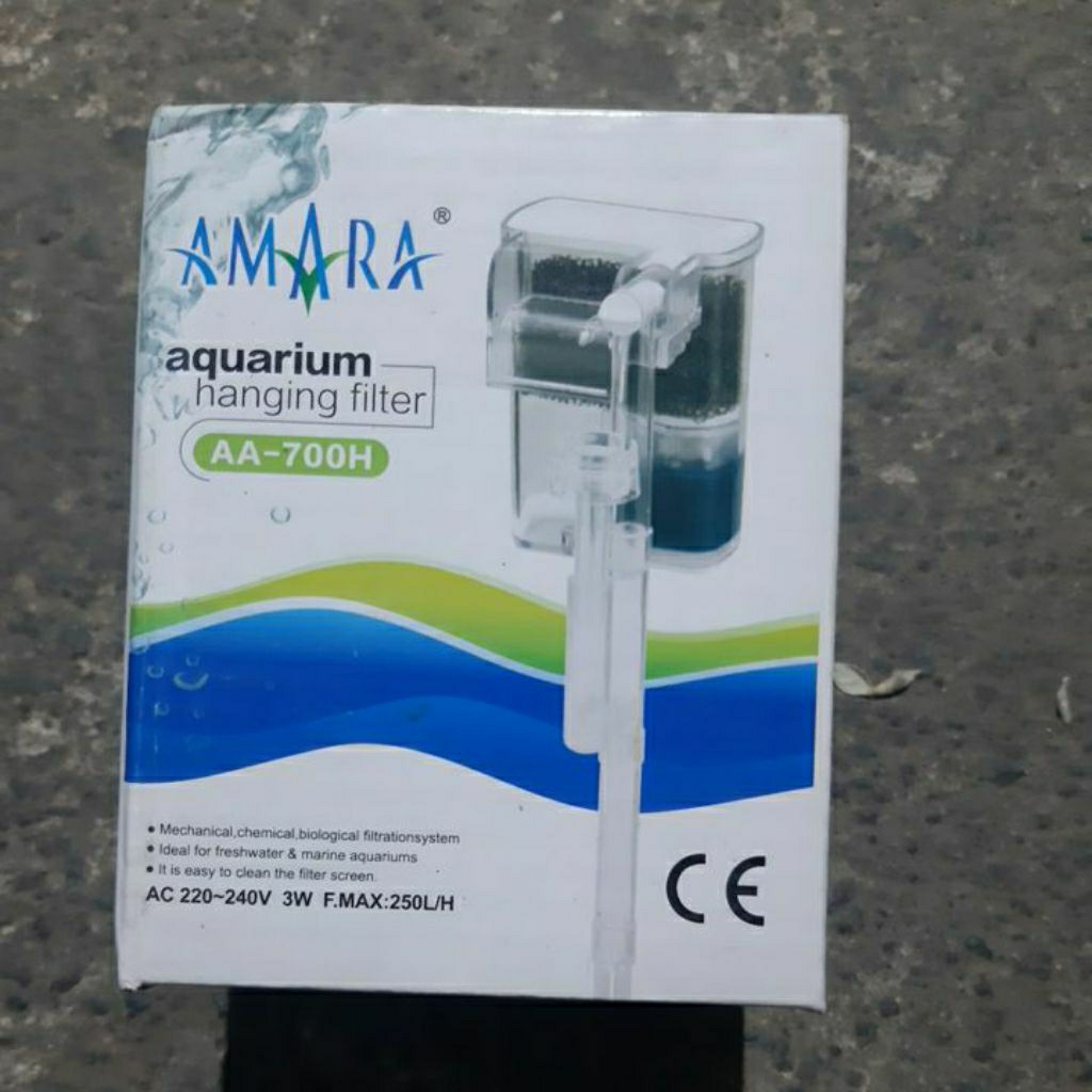 Amara AA 700H Aquarium Hanging Filter - Mesin Aquarium Filter Gantung
