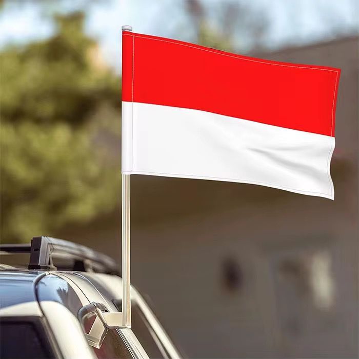 Bendera Nasional Indonesia Untuk Pawai Bendera Kaca - Mobil Bendera Mobil - Bendera Merah Putih Deng