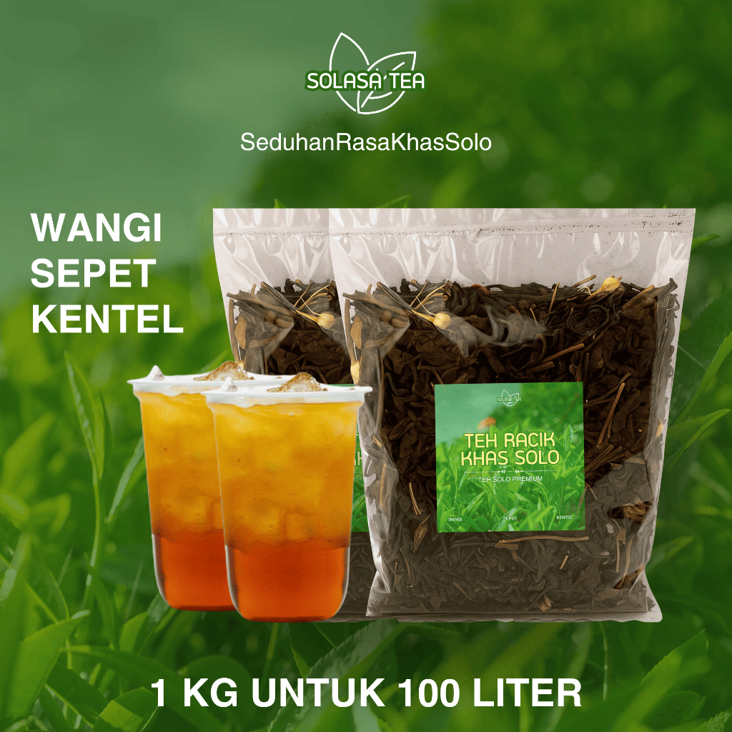 

Teh Racik Khas Solo Premium 1kg (Wangi, Sepet, Kentel)