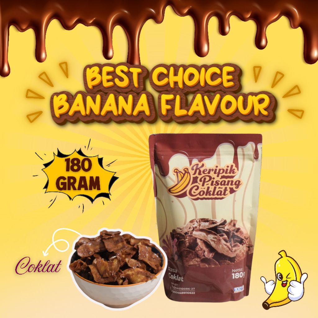 

KERIPIK PISANG COKELAT LUMER VIRAL |COKELAT MELIMPAH