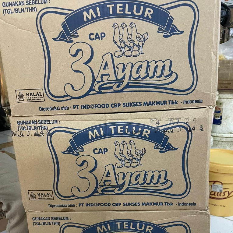 

Mie Telur Cap 3 Ayam (1 KARTON)