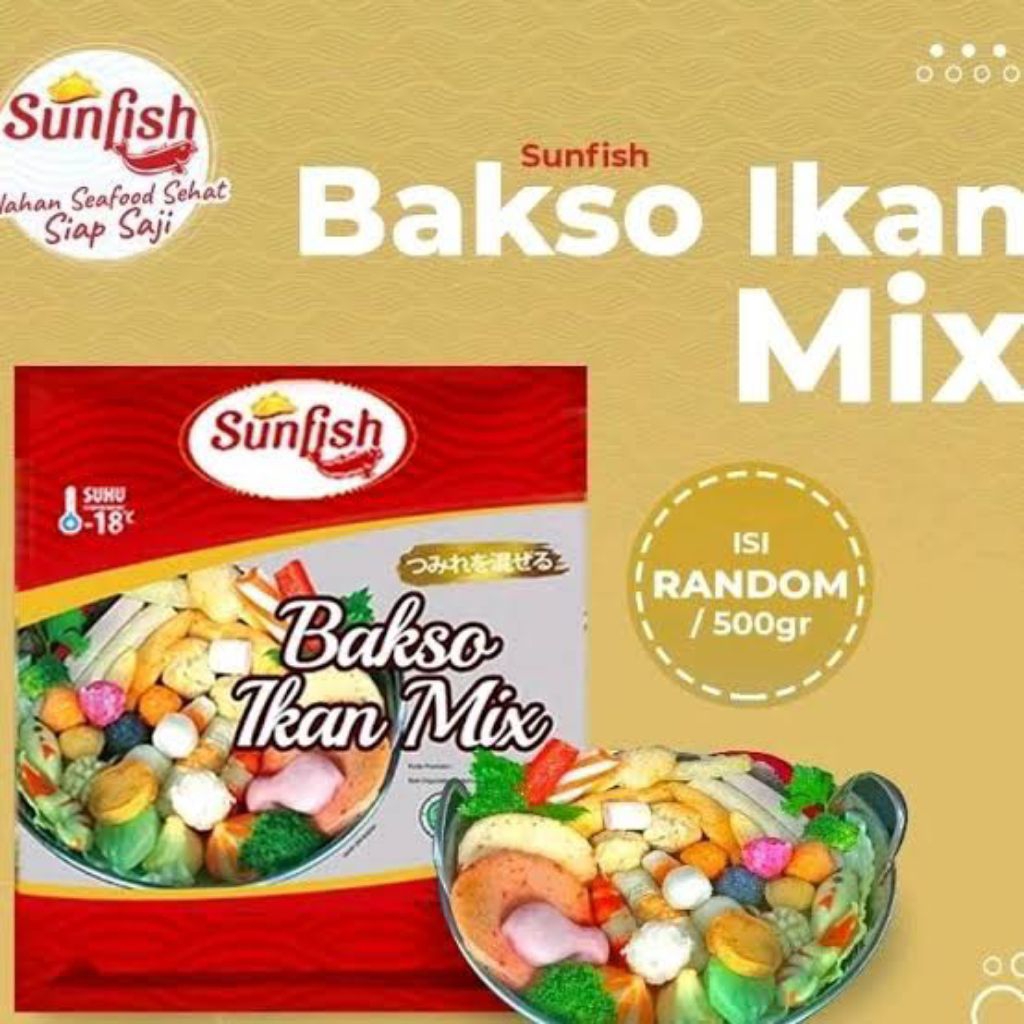 

Sunfish Bakso Ikan Mix 500g