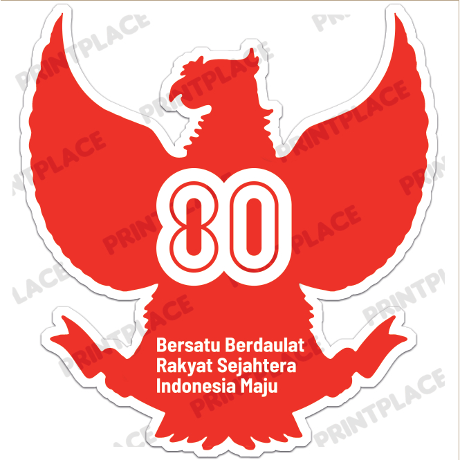 

STIKER GARUDA BENDERA HARI ULANG TAHUN KEMERDEKAAN INDONESIA 80 TAHUN