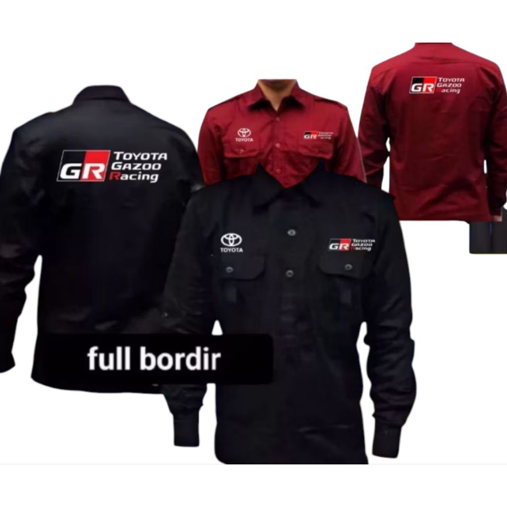 terbaru kemeja Toyota gazoo racing baju Toyota gazoo racing seragam Toyota gazoo racing Pdh Toyota g