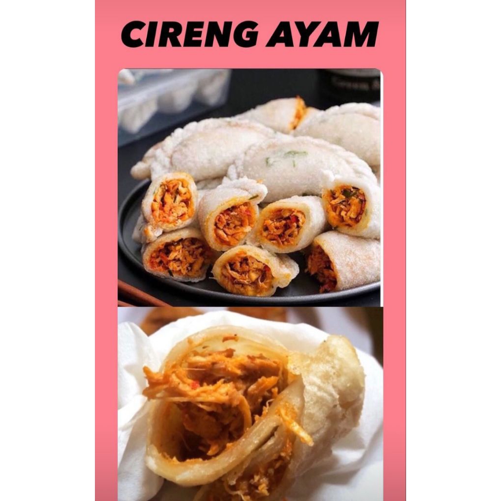 

cireng ayam suwir pedas