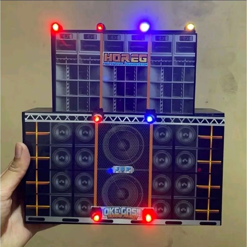 Mainan Sound Horeg Miniatur sound sistem