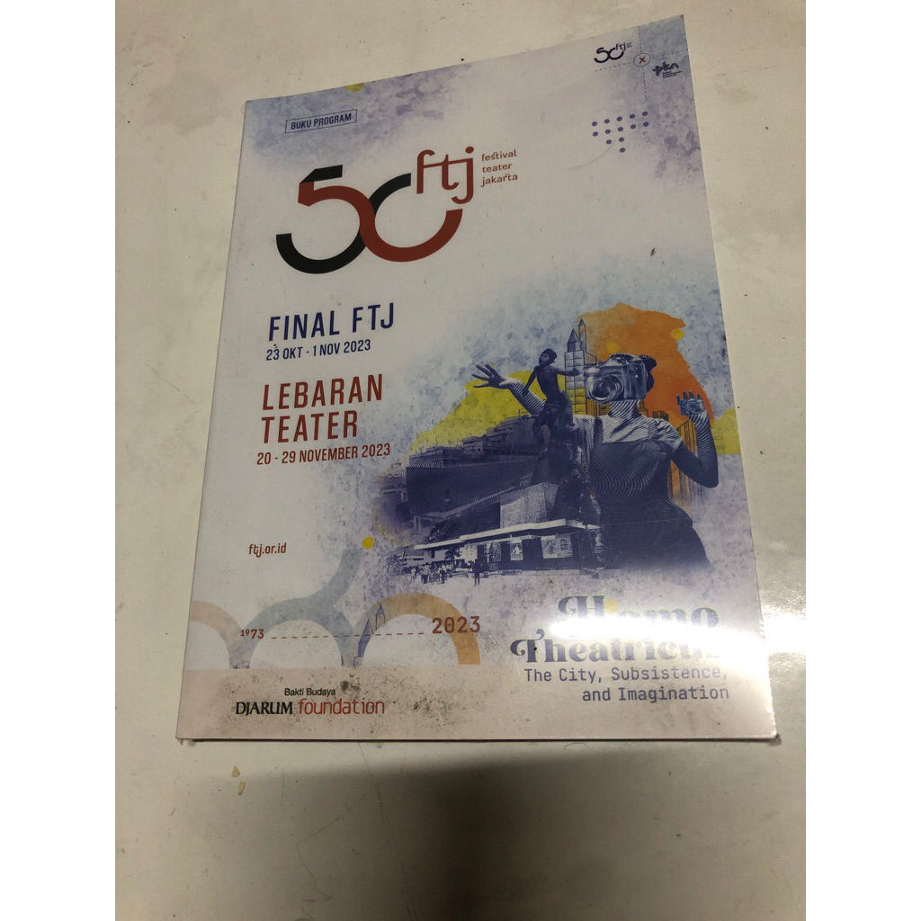 

buku program 50 FTJ festival teater jakarta
