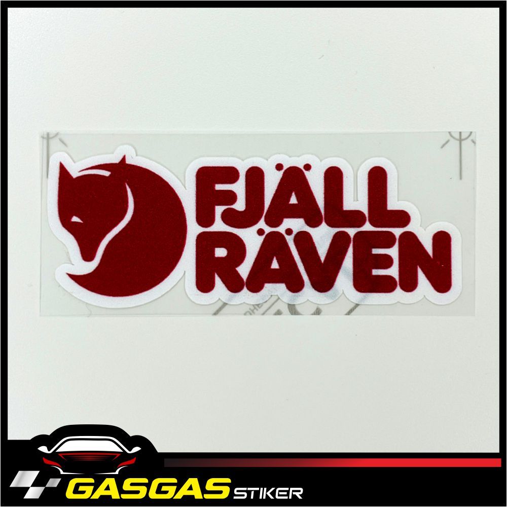 Sticker Fjallraven Logo Hiking Stiker Diecut / Fjallraven Kanken Logo Kualitas Premium