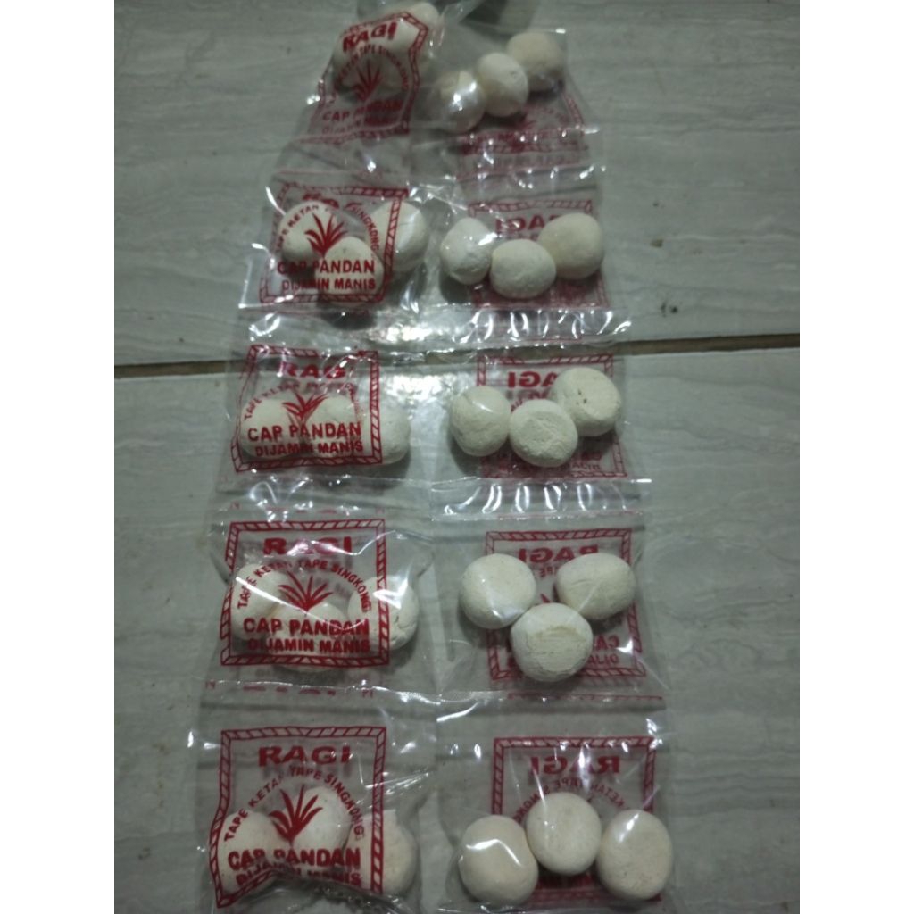 

ragi bahan pembuatan tape singkong&ketan