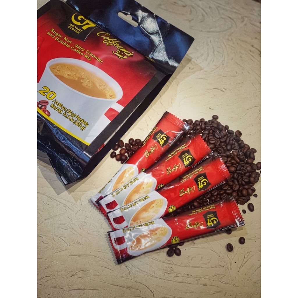 

Trung Nguyen G7 Instant Vietnamese Coffee - Kopi Instan Vietnam 3 in 1
