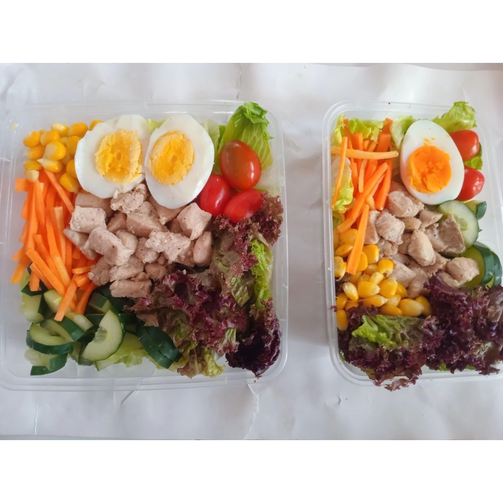 

salad sayur /box 650 ml co malem kirim pagi