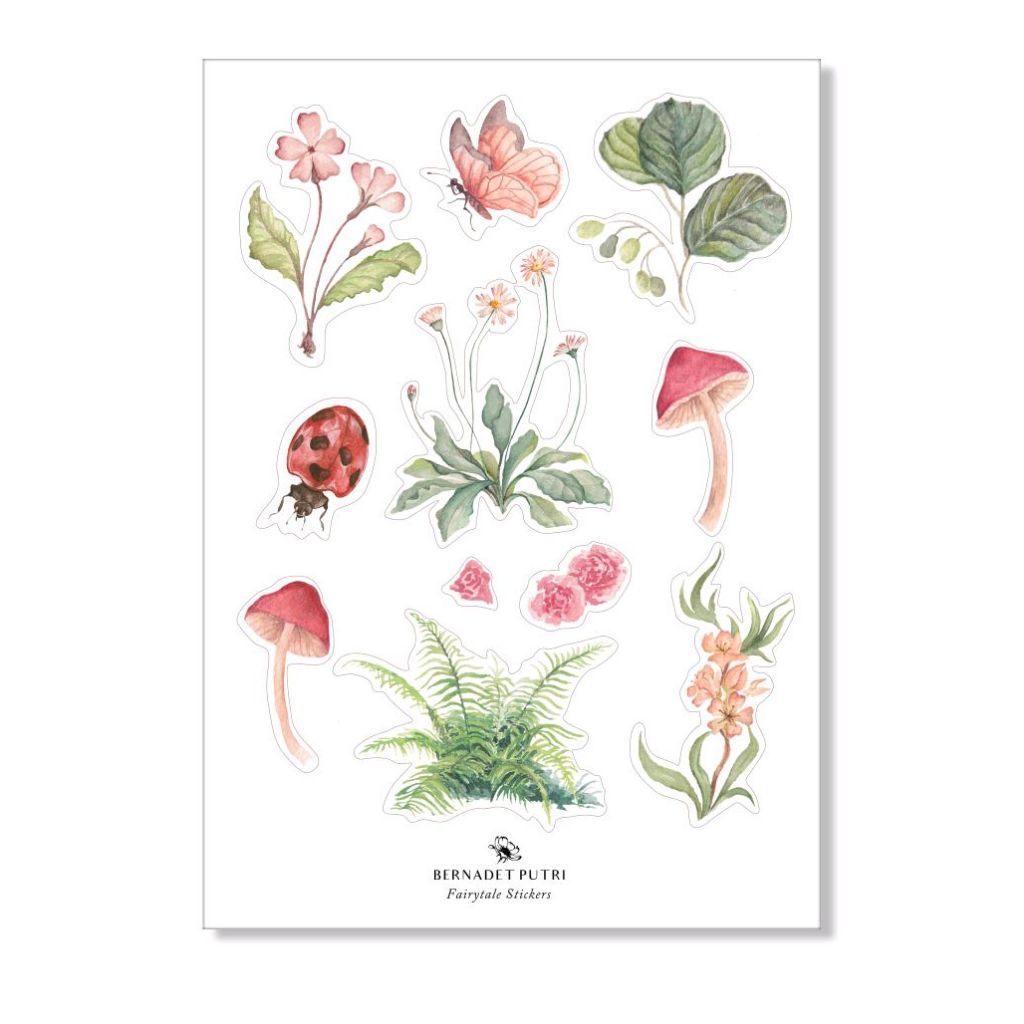 

Botanical Sticker: Fairytale (A6 size)