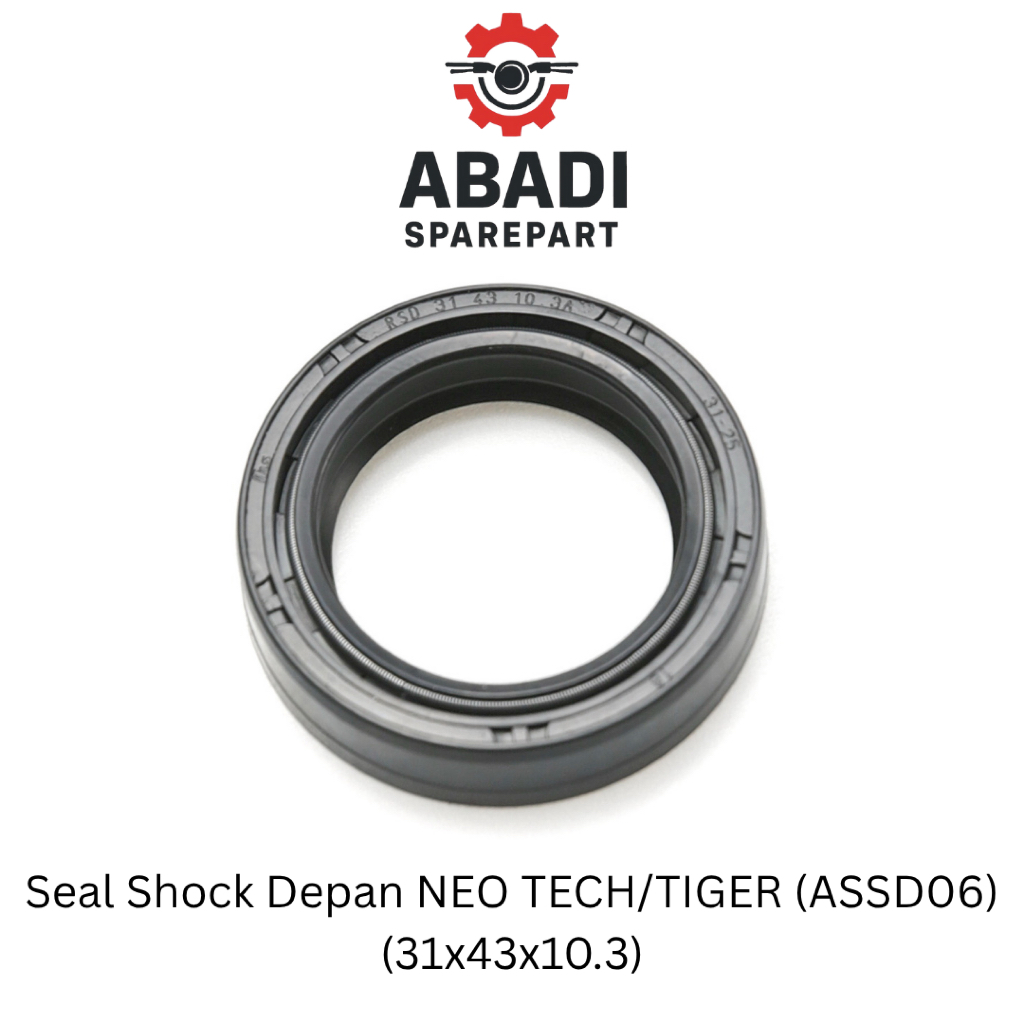 (31x43x10.3) Seal Shock Depan Honda NEO TECH/TIGER (ASSD06)