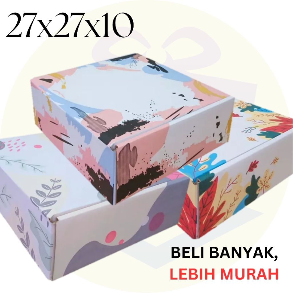 

Box ukuran 27x27x10 / box kue / box pudding / box kado / box hampers