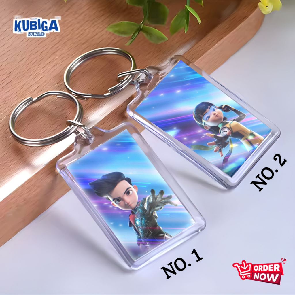 Keychain Ejen Ali - Ganci kartun - Gantungan Kunci - Ejen Ali 2