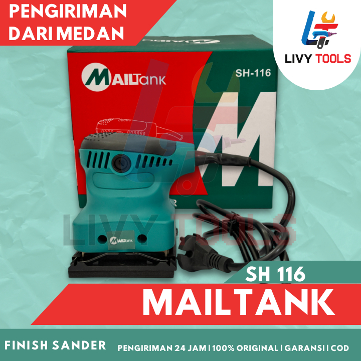 AILTANK SH116 Elektrik Sander Mesin Amplas Kayu Mesin Amplas Tembok Electric Sander / MESIN AMPLAS K