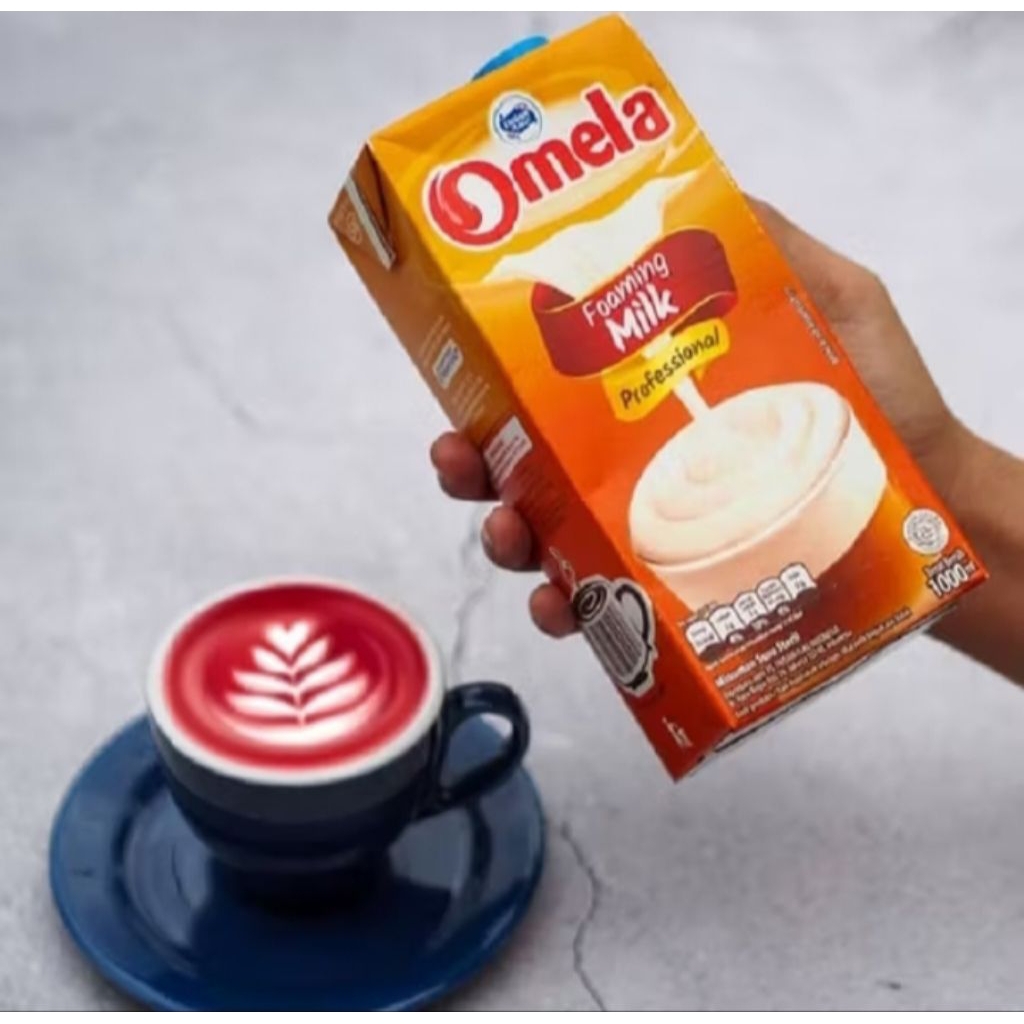 

OMELA FOAMING MILK FRISIAN FLAG KEMASAN 1L
