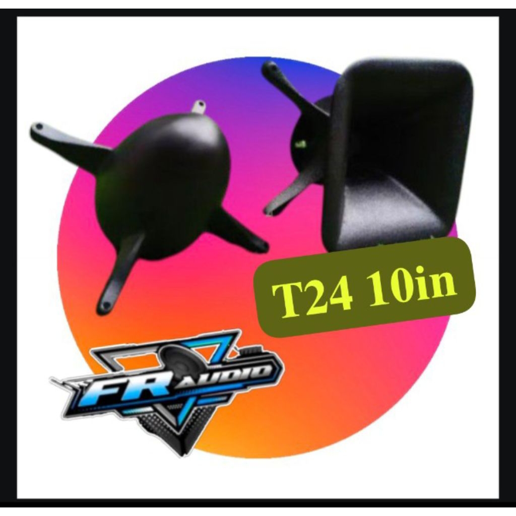 horn tweeter T24n 10inc  1set horn + rudal bahan diral warna requwes