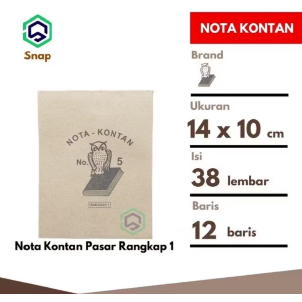 

KODE B | Nota Kontan 1 Ply Ekonomis