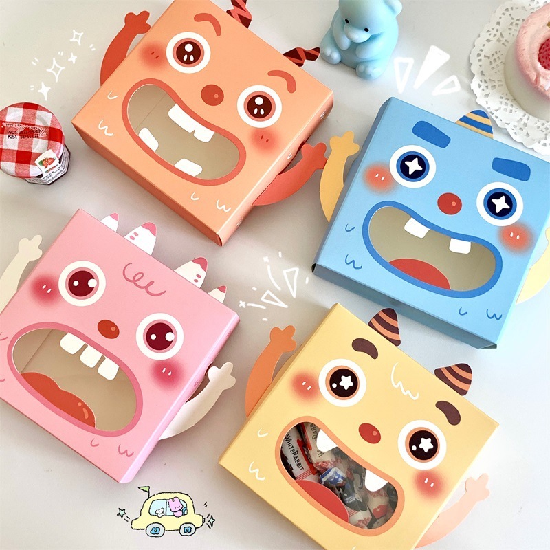

Box Monster Kardus Snack Ulang Tahun Goodiebag - Birthday Box