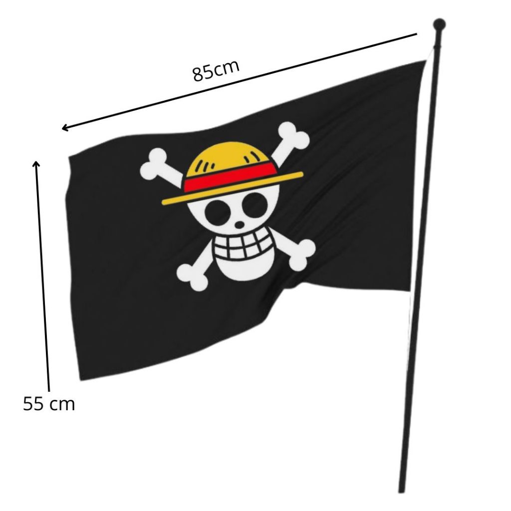 BENDERA ONE PIECE 85 cm x 55 cm