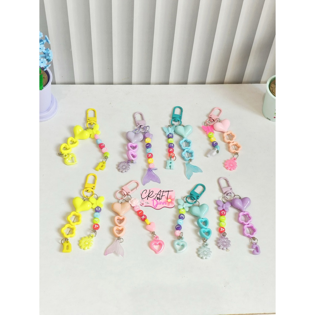 BAG CHARM PANDORA COLORFUL COSTUME NAMA | KEYCHAIN COLORFUL PANDORA