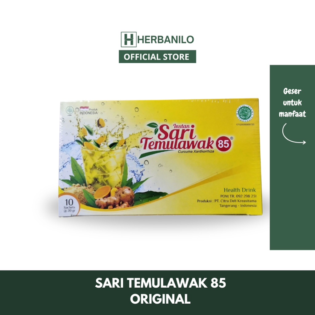 Herbanilo - Sari Temulawak 85 Original / Sari Temulawak Instan