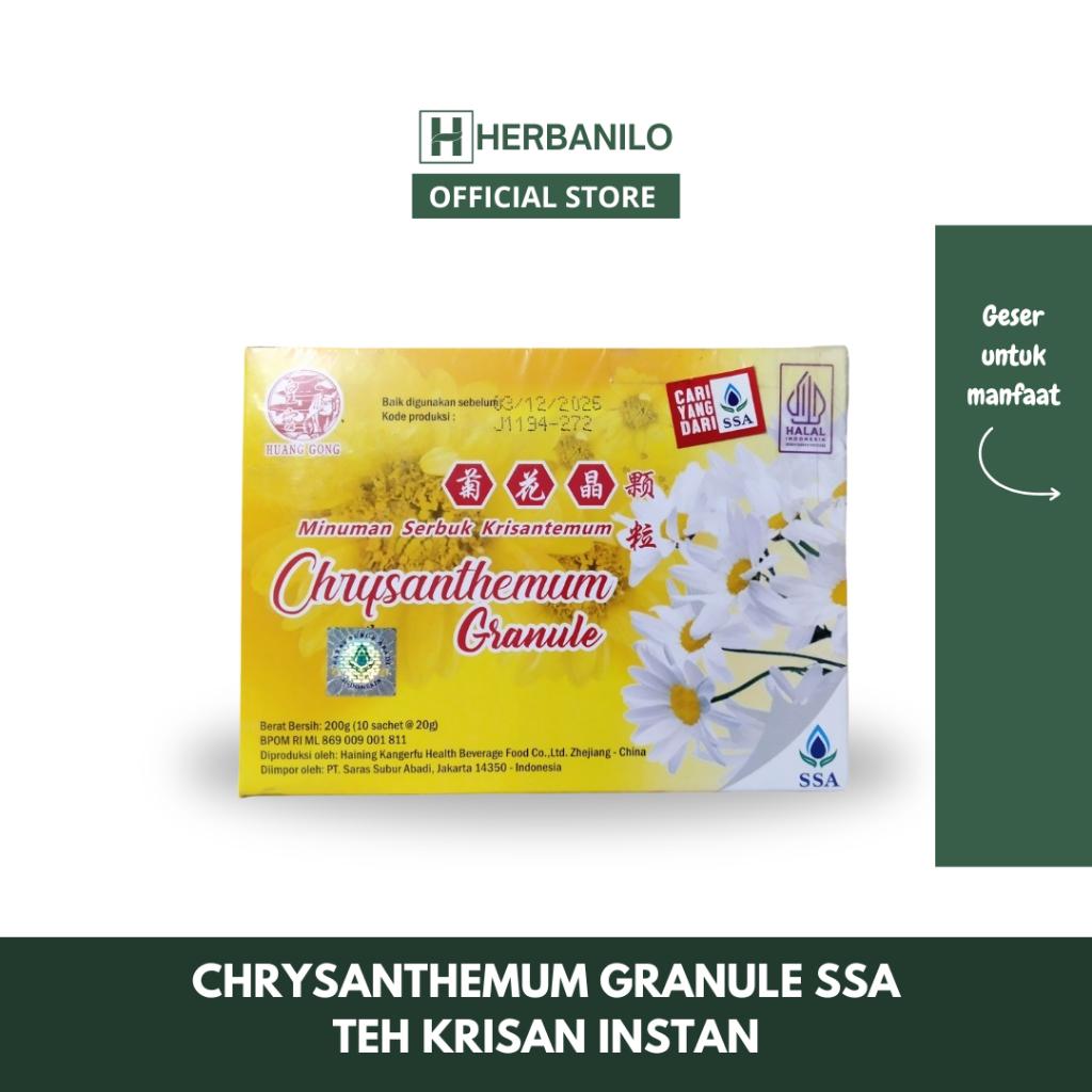 

Herbanilo - Teh Chrysanthemum Granule SSA / Teh Krisan Instan
