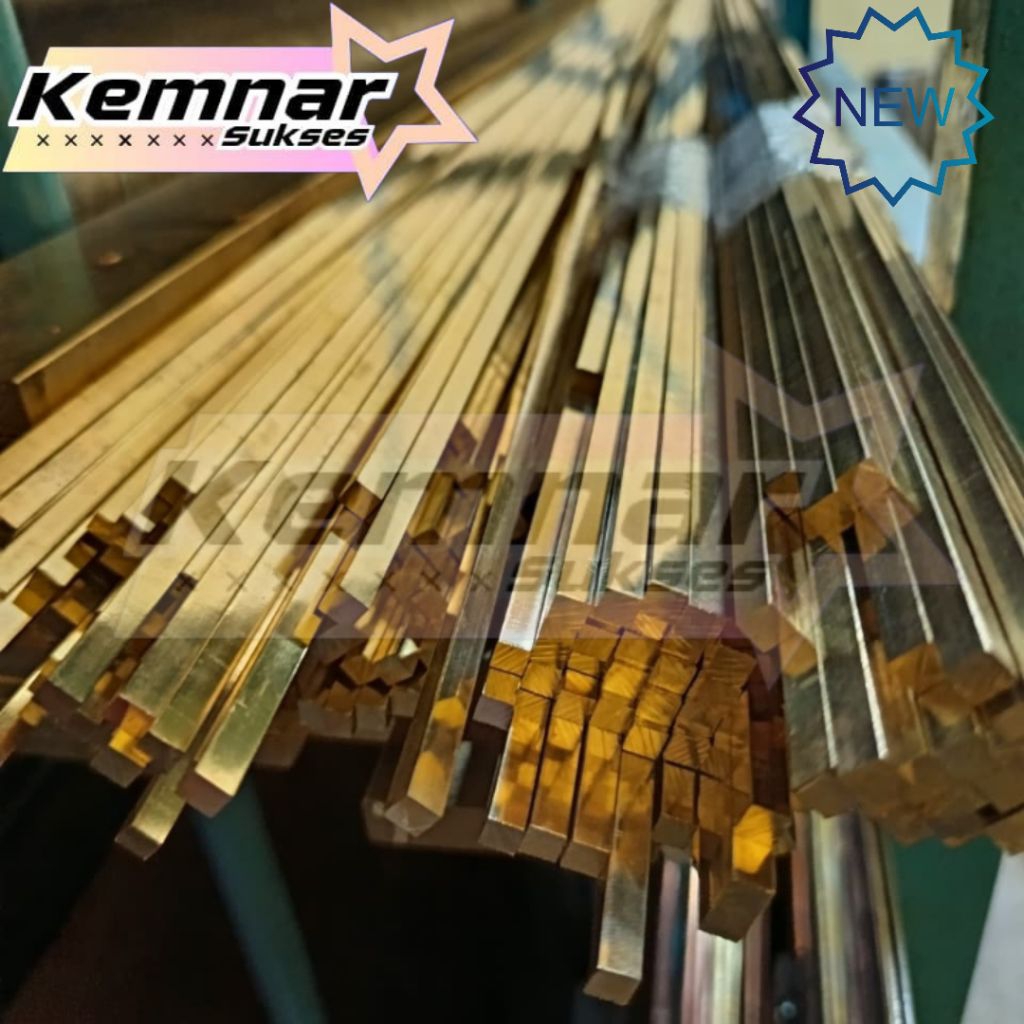 As kotak kuningan diameter 25mm x 25mm-as kotak kuningan