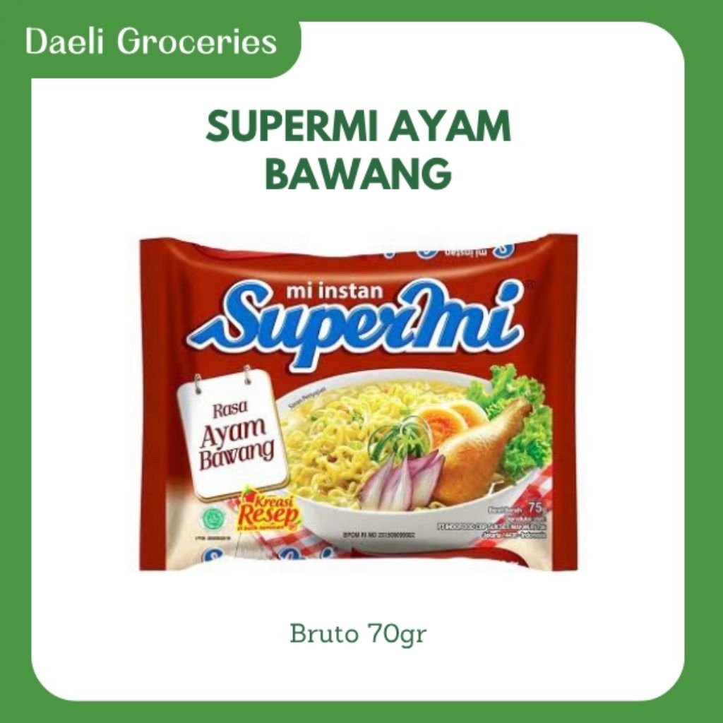 

SUPERMI AYAM BAWANG | 70gr