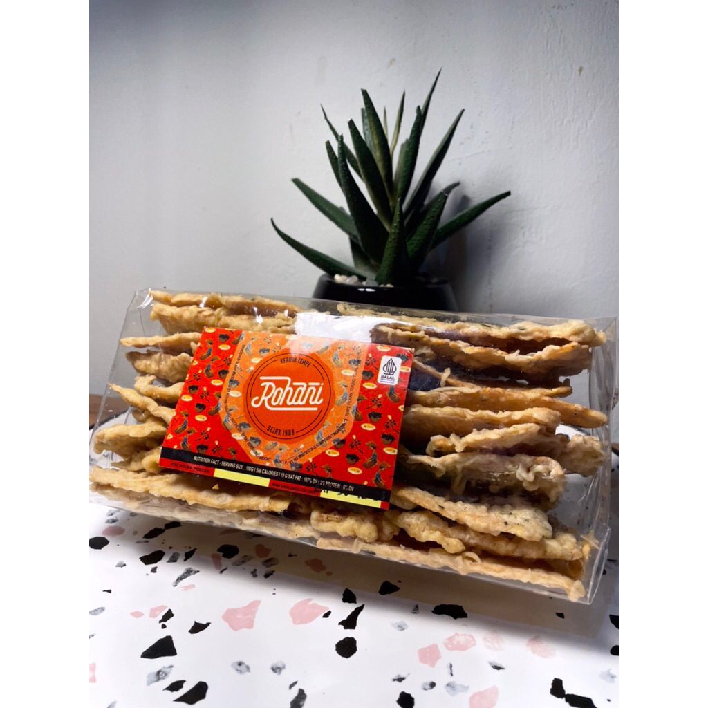

Keripik Tempe Original Rohani Asli Malang 165gr