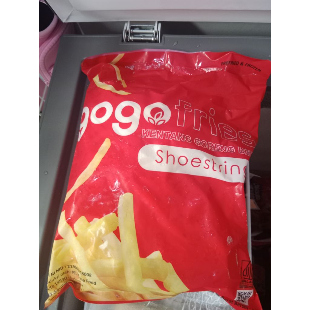 

Kentang goreng GOGO shoestring 1kg || kentang beku frozen
