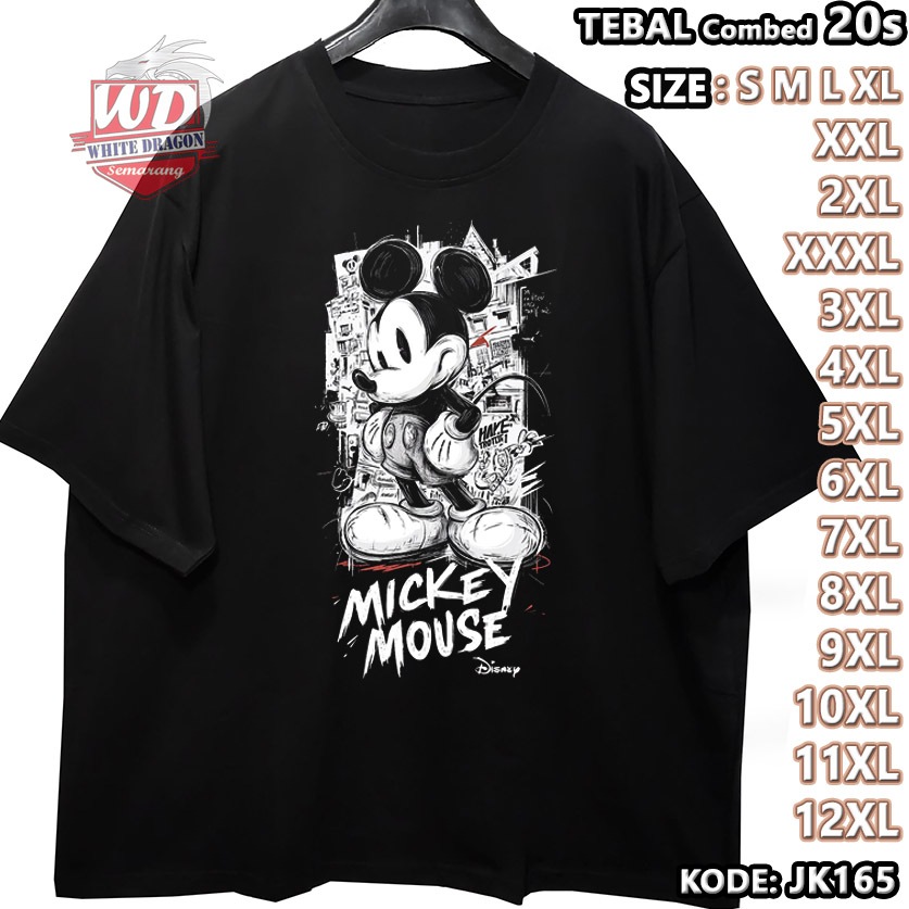 KAOS MICKEY MOUSE BIG SIZE KODE JK165 JUMBO 2XL 3XL 4XL 5XL 6XL 7XL 8XL 9XL 10XL 11XL 12XL