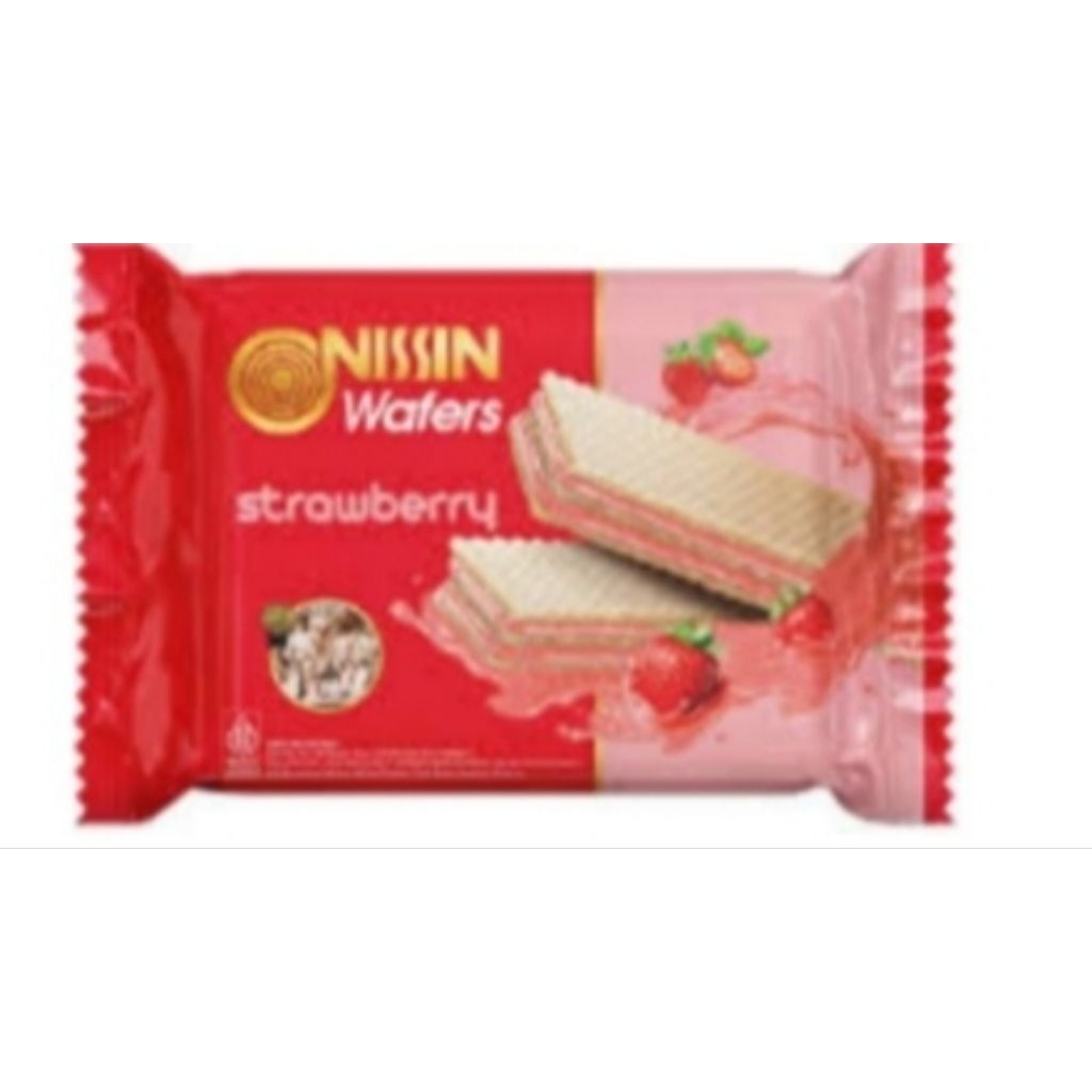 

Nissin wafer chocolate /Keju/Strawberry 42gr ( 1pack isi 5pc )