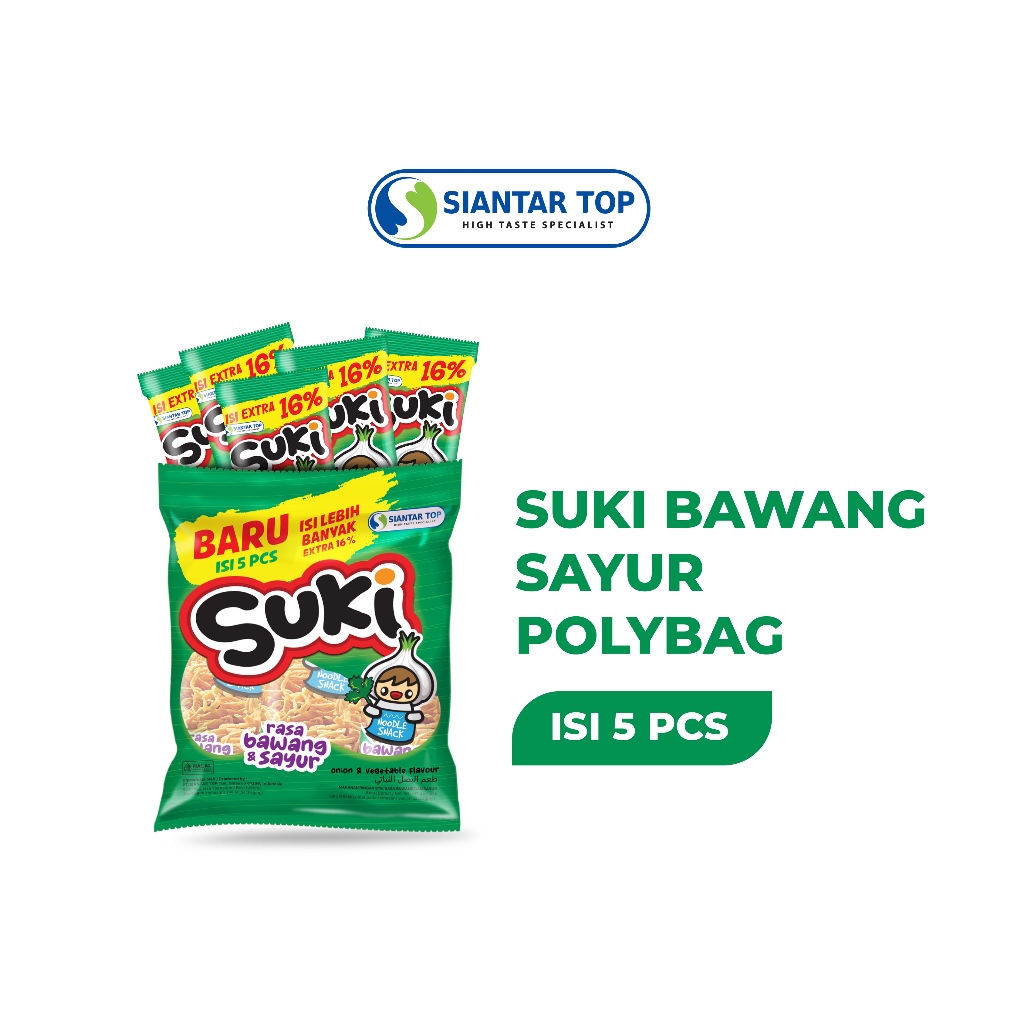 

Suki Bawang Sayur 12 gr x 5 pcs (Polybag) - SIANTARTOP