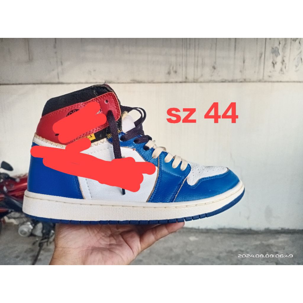 sepatu basket AJ UNLA Union LA size 44 bekas second preloved