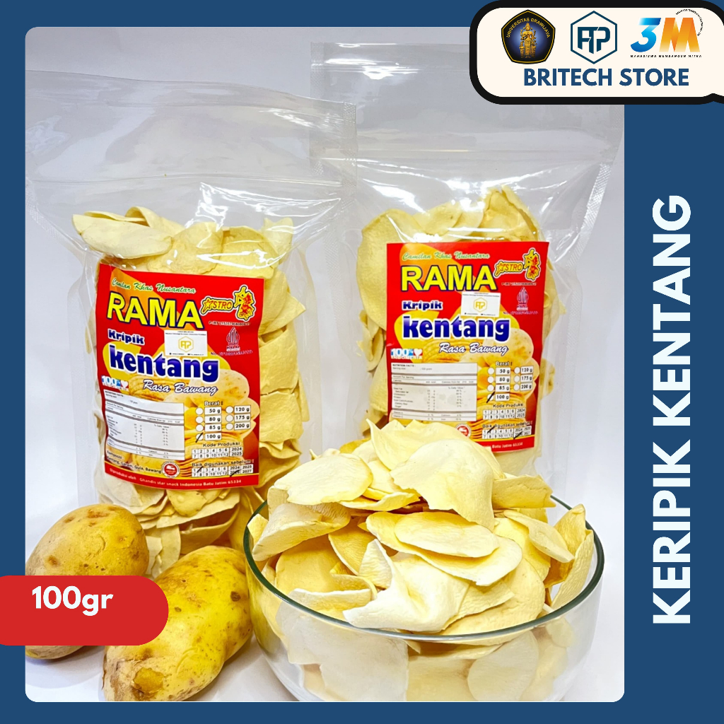 

Rama Keripik Kentang rasa Bawang 100 gr