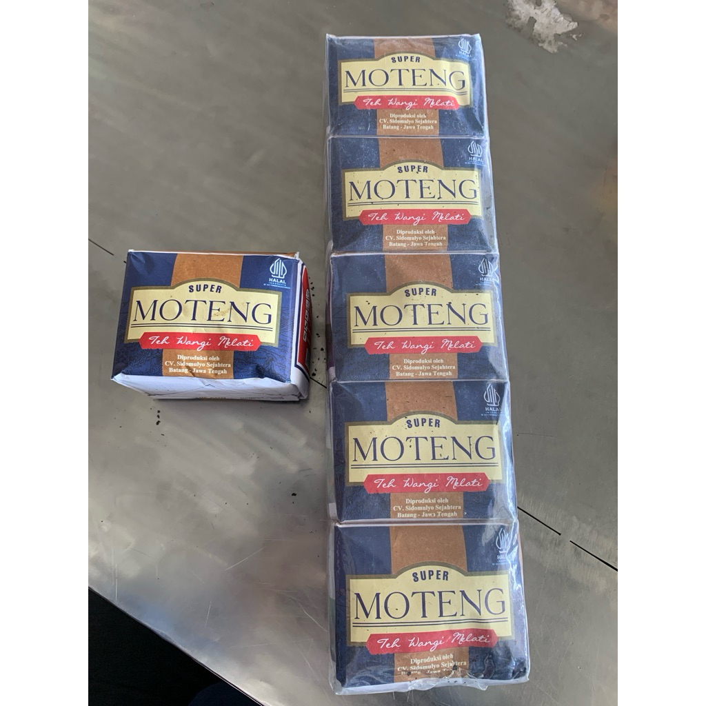 

Teh super moteng aroma melati per slop isi 5pcs