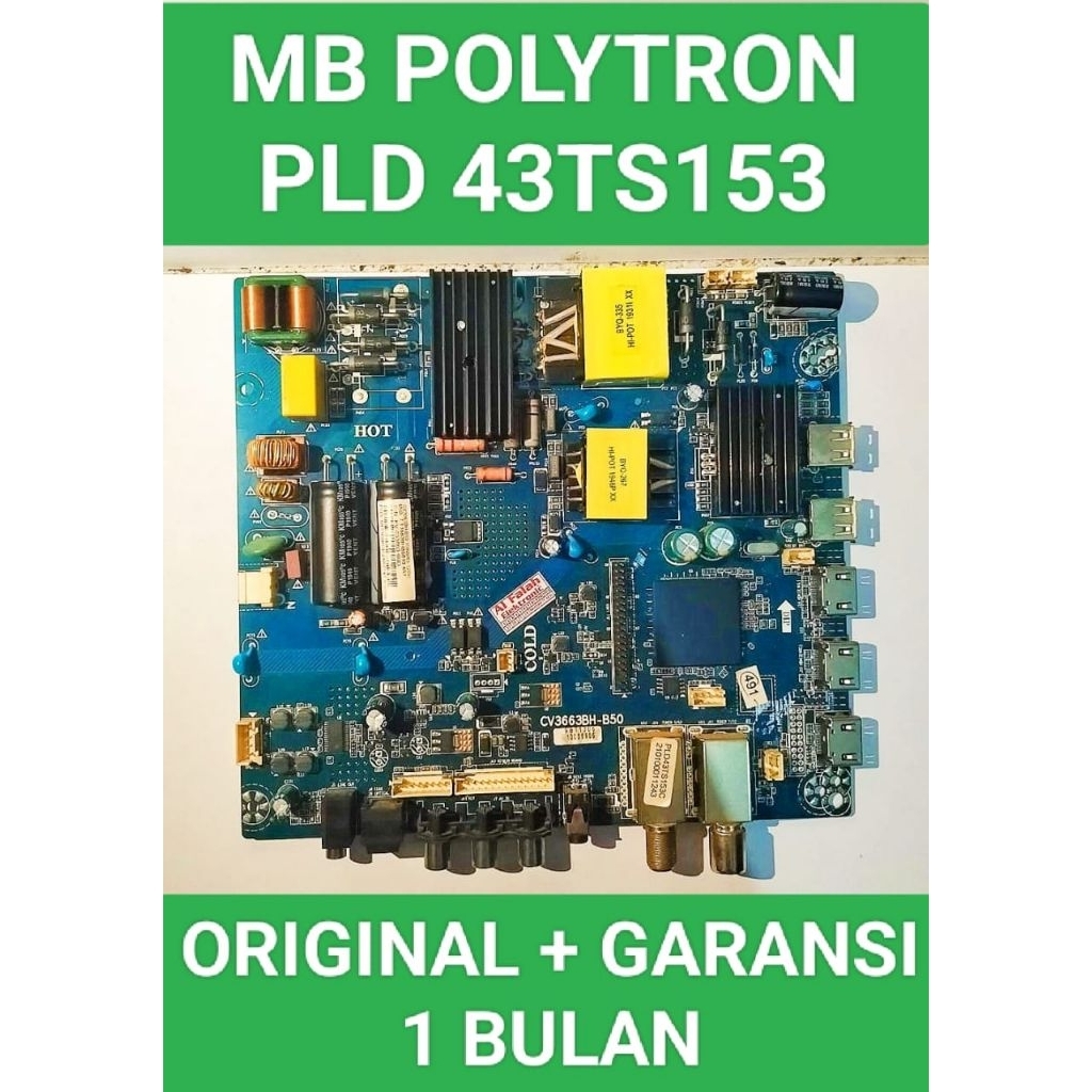 Mb Polytron PLD43TS153 Mainboard Polytron PLD43TS153 Mesin Polytron PLD43TS153 Module Polytron PLD43