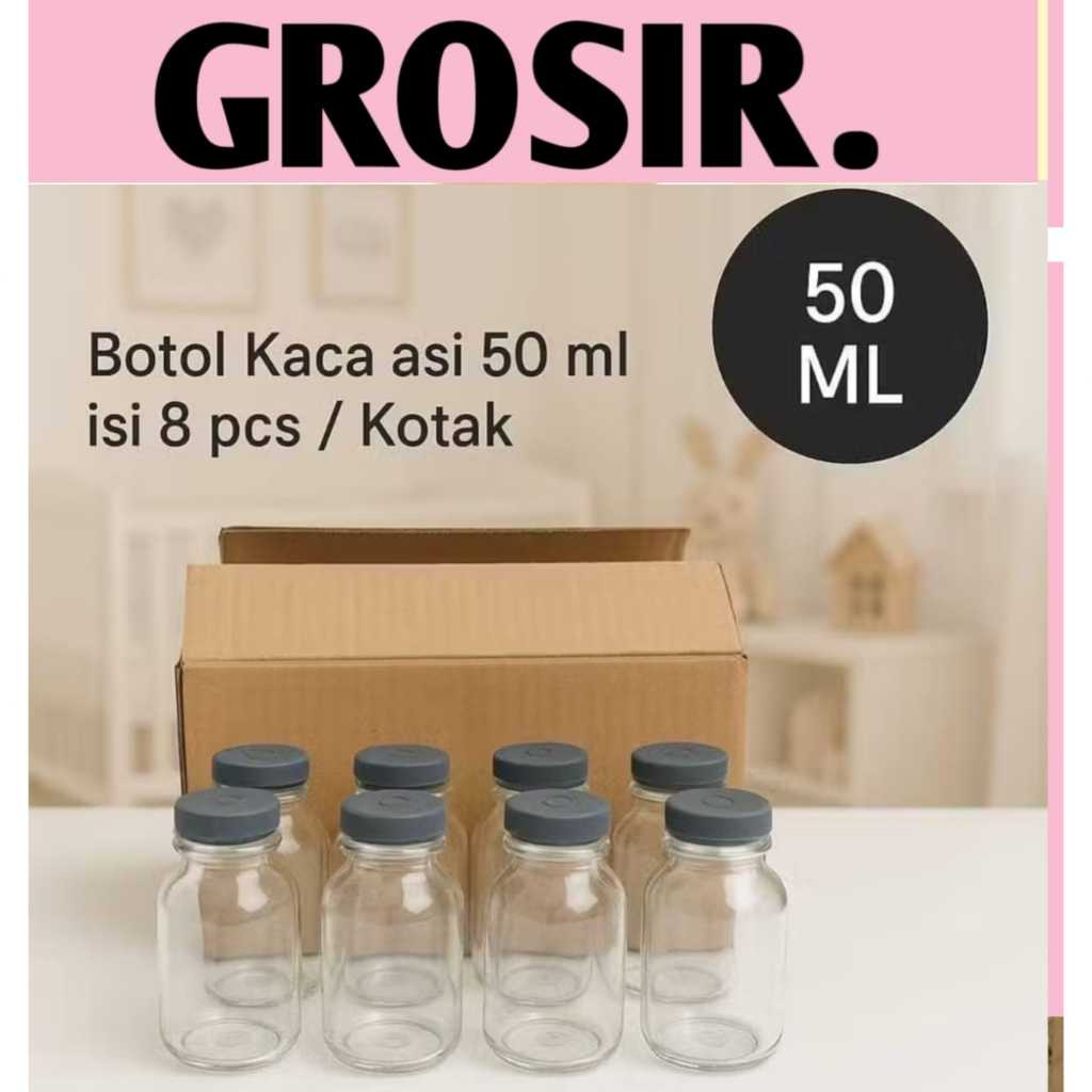 GROSIR   BOTOL KACA ASI TUTUP KAYU TUTUP KARET/  BOTOL SOUVENIR KACA / Botol ASi kaca