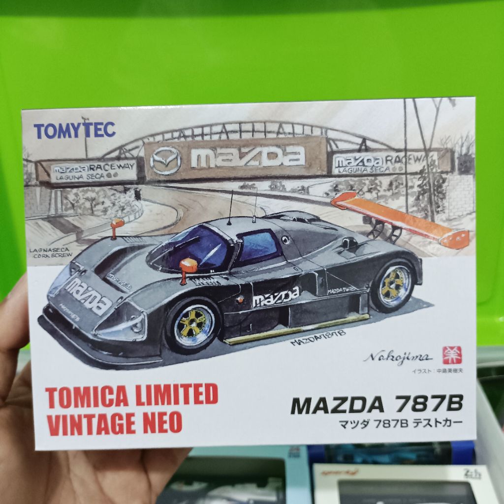 Tomica Limited Vintage Neo TLV TLVN 1/64 Mazda 787B Matte Black Test Car 1991 Version