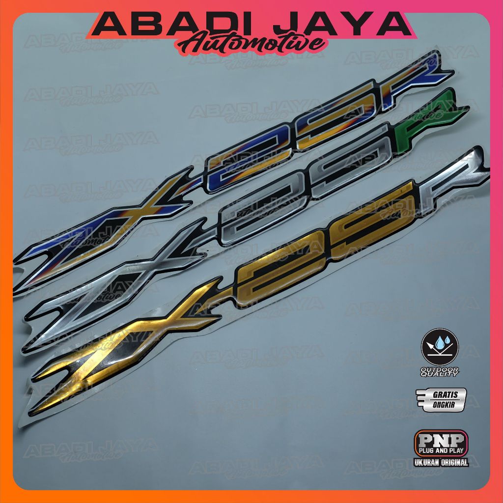 emblem timbul zx25r kawasaki / emblem logo zx25r