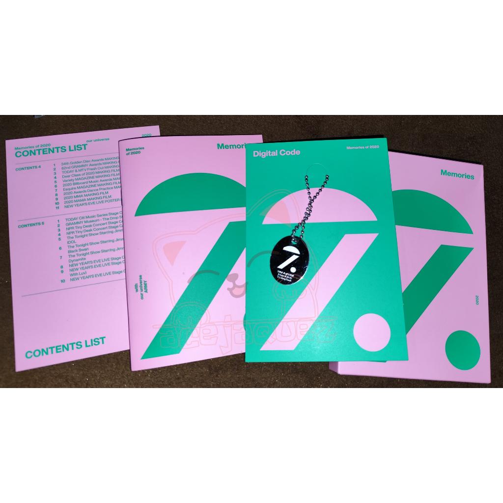 [READY STOCK] OFFICIAL DIGICODE PHOTOBOOK OUTBOX BTS MEMORIES 2020