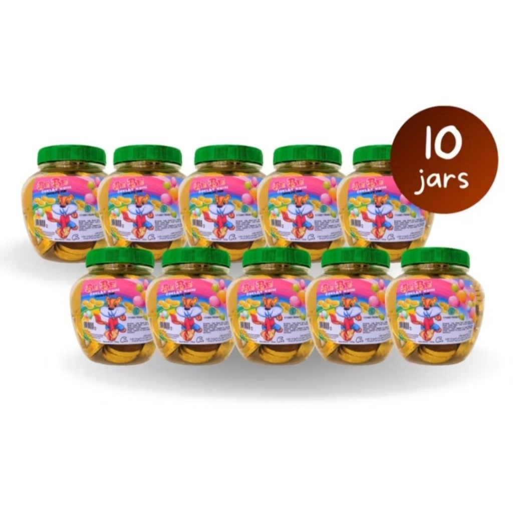 

Cokelat Koin Emas Toples ( 1 dus )