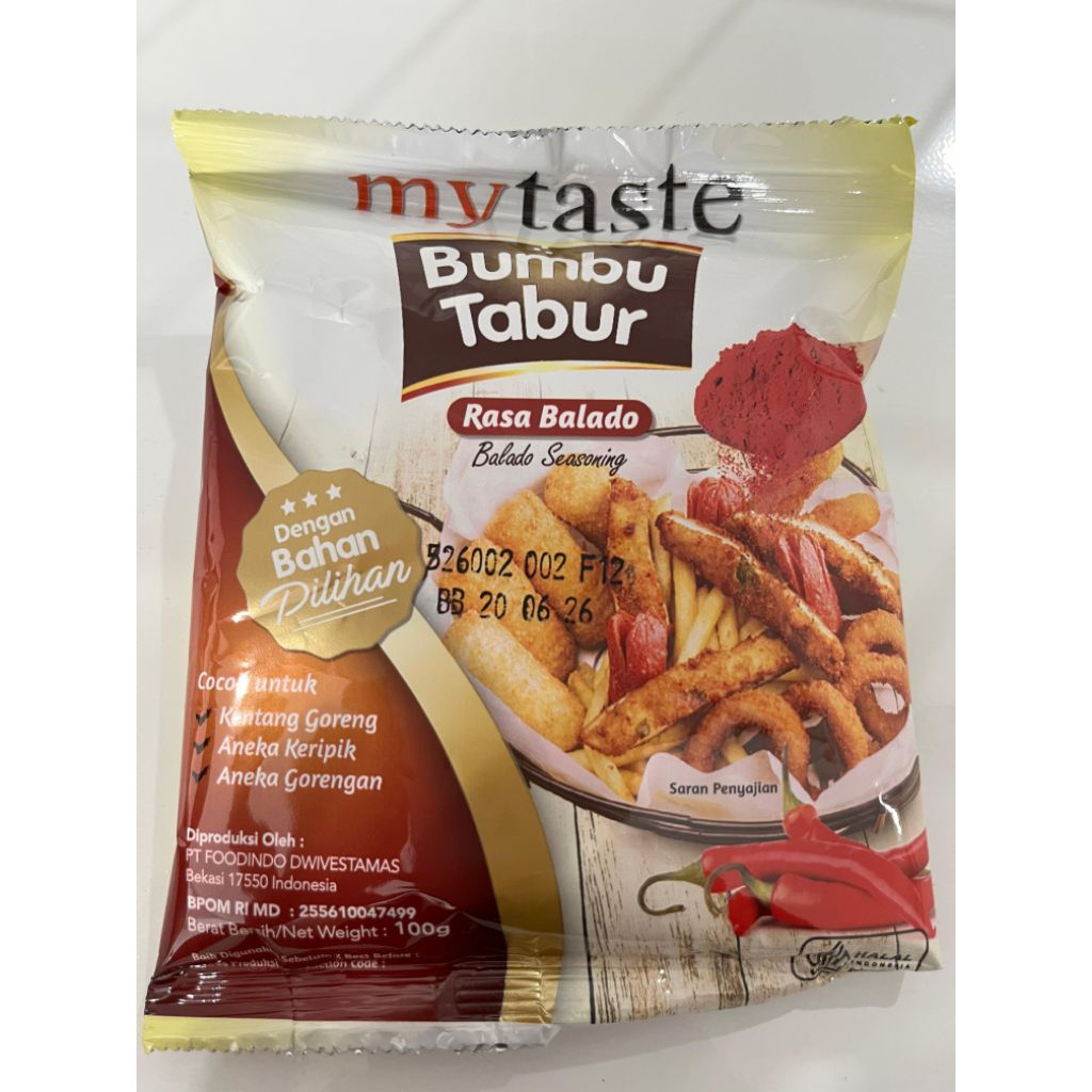 

BUMBU TABUR (SEASONING) MY TASTE 4 VARIAN RASA