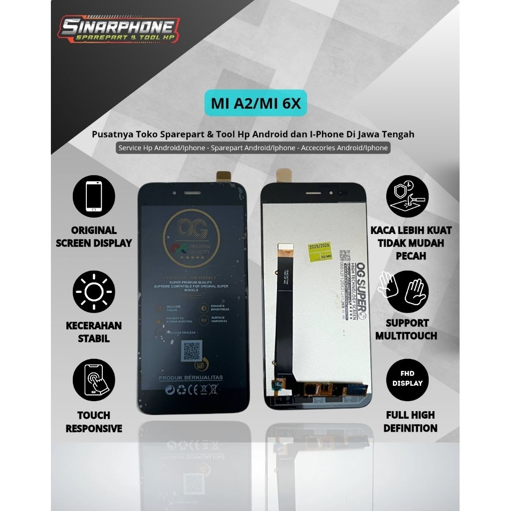 LCD XIAOMI MI 4i/MI A1/MI 5X/MI A2/MI 6X