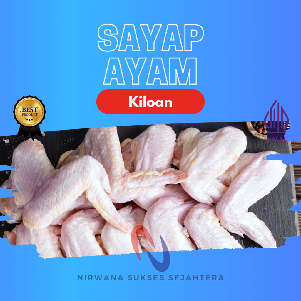 

SAYAP AYAM BROILER / CHICKEN WINGS (KILOAN)
