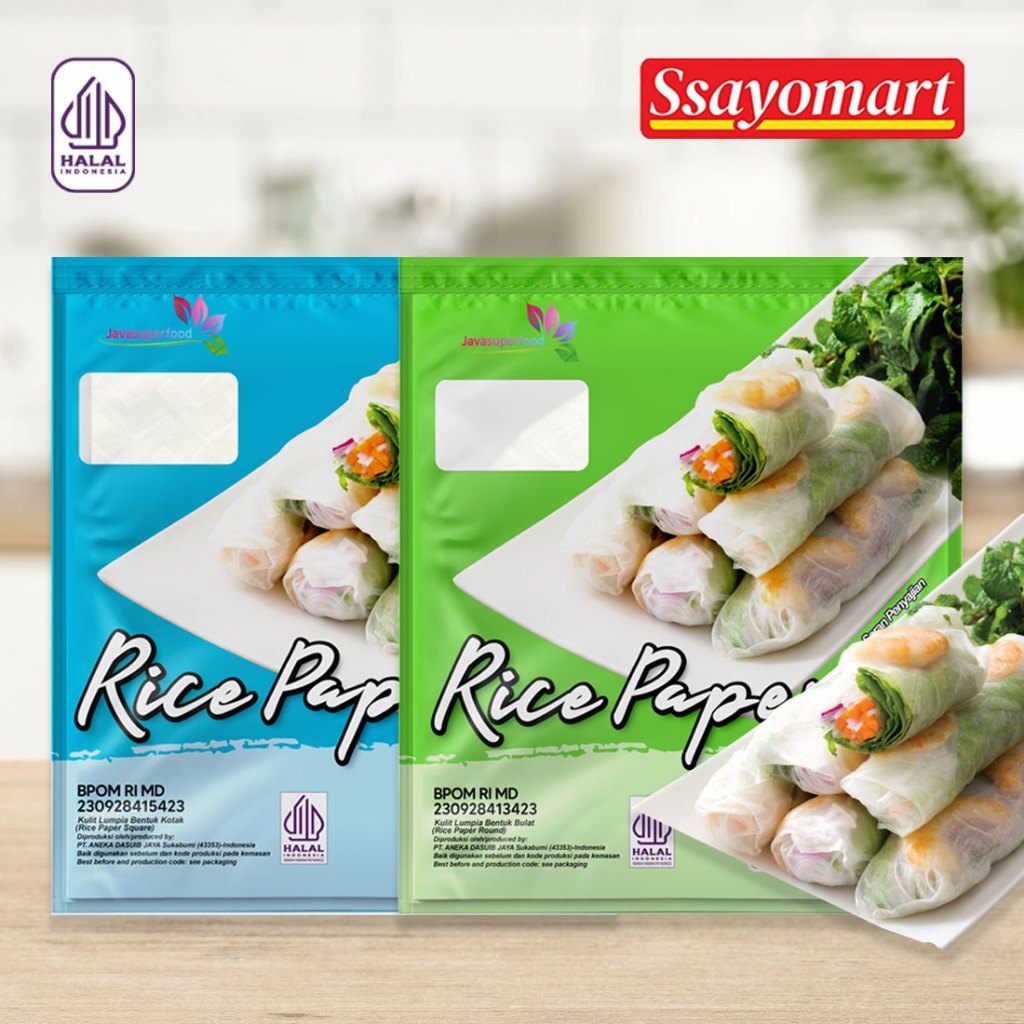 

Rice Paper / Banh Trang High Quality Rice Paper 22cm / Kulit Lumpia Vietnam Rice Paper / rice roll spring roll / Salad Wrap
