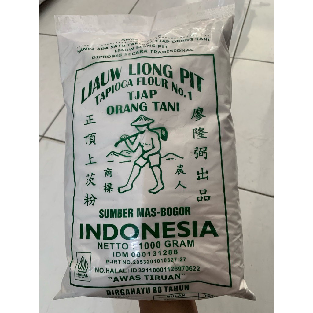 

Tepung tapioka Liauw liong pit 1kg